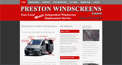 Desktop Screenshot of prestonwindscreenslimited.co.uk
